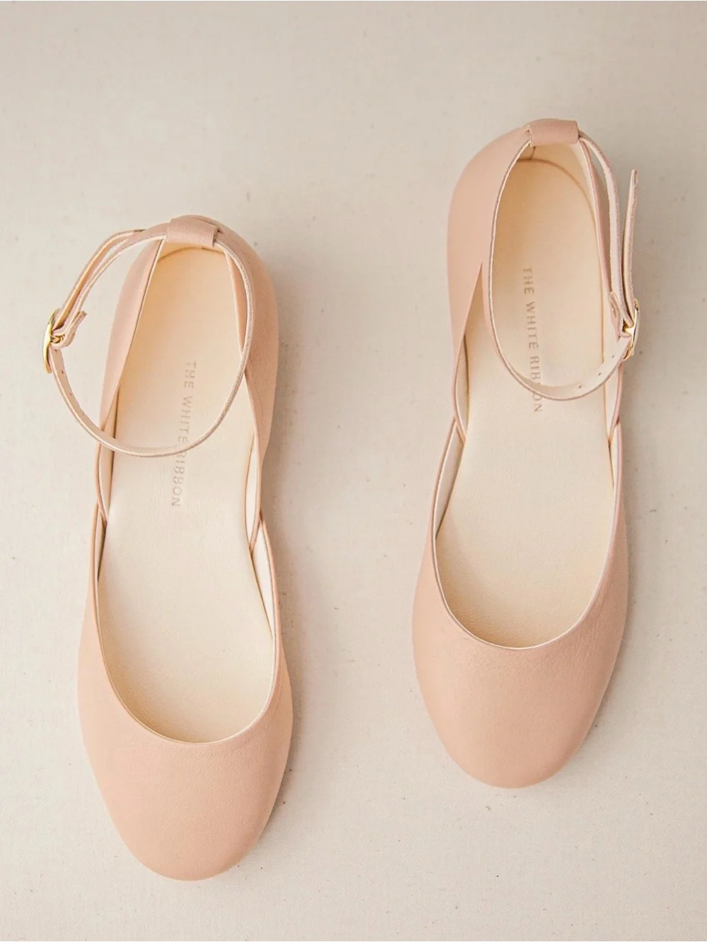 ♥️ The White Ribbon Ballet 🩰 flats with Satin Ribbon 39